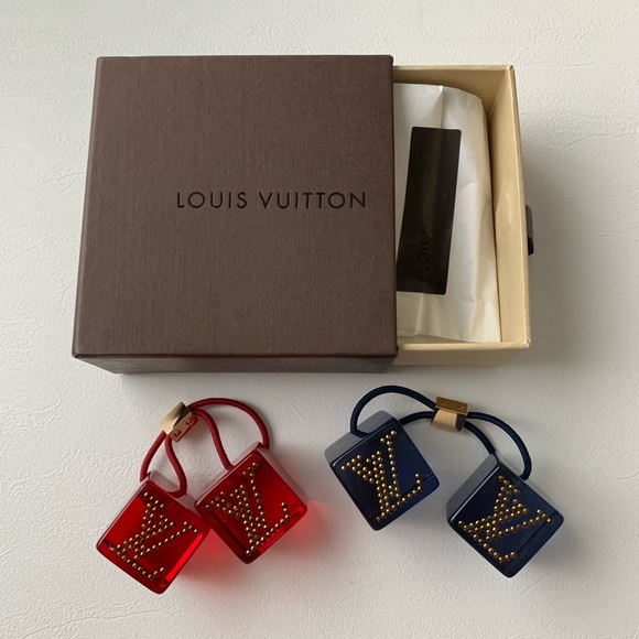 [NIB] Louis Vuitton Hair Cubes with crystals - Picture 1 of 5